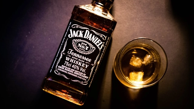 Premium Jack Daniels whiskey at Liquor 23 in Edmonton